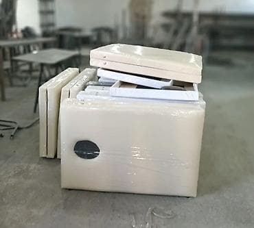 qatlanan çarpayi: Masaj kuşetkası, Qatlanan, rəng - Süd rəngi — 3