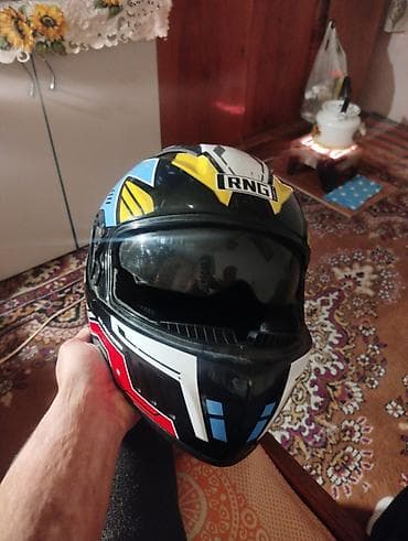moto tvs: RNG tam üzlü motosiklet dəbilqəsi - Brend/model: RNG (arxa hissədə — 1
