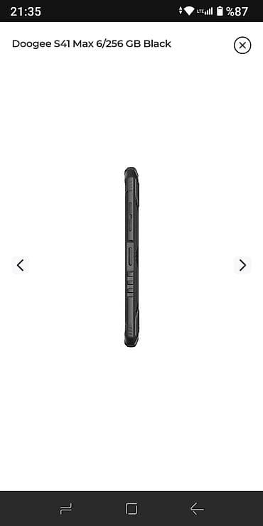 doogee dg900 turbo2: Doogee S41 Max 6/256 GB Black – işlənmiş 2əl kompakt və dayanıqlı — 3