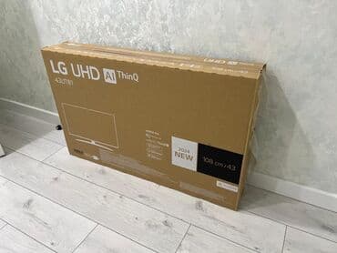 Smart TV bokslar: Televizor LG 43UT81 Model: LG 43UT81 İstehsal ili: 2024 Ekran ölçüsü — 2