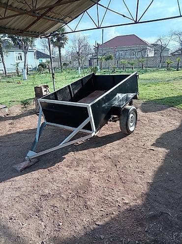 balaca traktor satisi: Yükdaşıma qoşqusu – universal tək oxlu trailer - Güclü metal karkas — 9