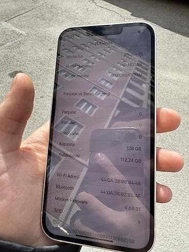 iphone 12 max: IPhone 13, 128 GB, Ağ, Face ID — 2