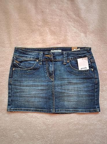 cins paltar: Mini Ətək, Cins, M — 1