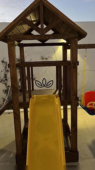 et taxtasi: Uşaq üçün taxta oyun kompleksi – həyət və bağ sahələri üçün - — 3