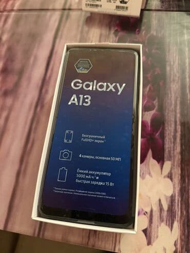 HTC: Samsung Galaxy A13, 64 GB, rəng - Qara, Düyməli, Barmaq izi, İki sim kartlı — 2