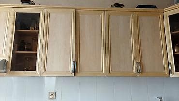 metbex mebilleri: Mətbəx mebeli dəsti – üst və alt şkaflar, tezgah və daxili texnika ilə — 5