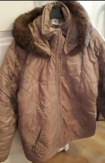 Qadın qış gödəkçəsi 42-44 - Rəng: açıq qəhvəyi/karamel tonları -