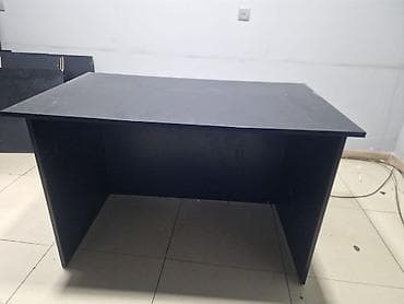 Düz masa, Polkalı, Siyirməsiz, MDF