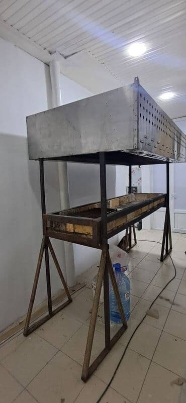 irşad electronics toster: Manqal Ölçüsü 2.10x0.60 Qalın dəmir və oda davamlı kərpiclə qurulub — 3