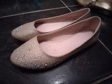 Tuflilər, Ölçü: 36, rəng - Bej, İşlənmiş