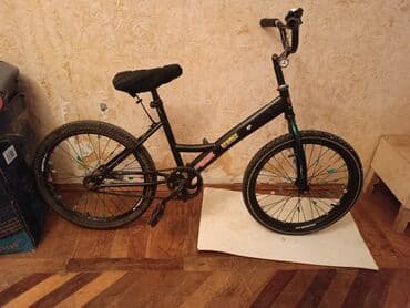 toklu velosiped: BMX tipli uşaq/yeniyetmə velosipedi - Çərçivə: qara rəngli — 1