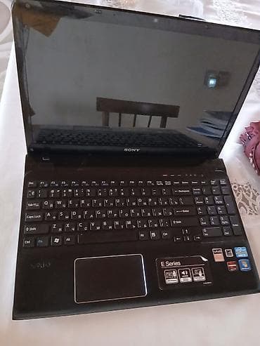 kreditle iphone 11: Sony VAIO E Series noutbuk zapcas kimi satiram - Ekran: 15.5" (parlaq — 3