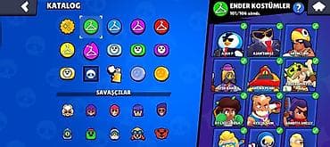 Brawl Stars oyunu üçün inkişaf etmiş hesab - Kupa: 131,545 (ən yüksək — 7