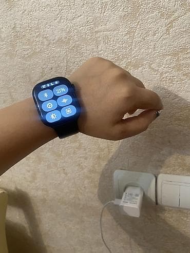 modio st12 smart watch: Ağıllı saat – böyük tam ekran sensorlu displey, qara silikon qayış — 3