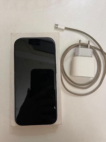 iphone 13 ekran sekilleri: IPhone 15, 128 GB, Midnight, Simsiz şarj, Face ID, Sənədlərlə — 1