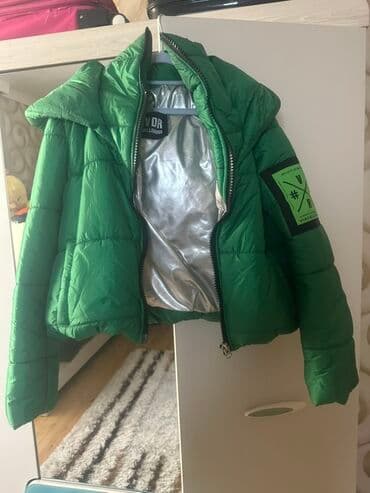 uzun kurtqa: VDR (Via Delle Rose) qısa şişmə gödəkçə - Rəng: parlaq yaşıl, içlik — 3