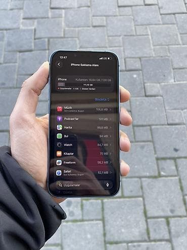 telefon ekranlari: IPhone 13, 128 GB, Mavi, Face ID — 10