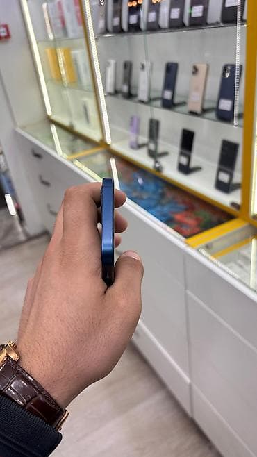 apple ipad a16: IPhone 12, 64 GB, Pacific Blue, Zəmanət, Simsiz şarj, Face ID — 3