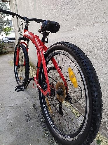 velesiped: Dağ velosipedi – 26” - Rəng: qırmızı Sürülür hal hazırda Ünvan 4 mkr — 10