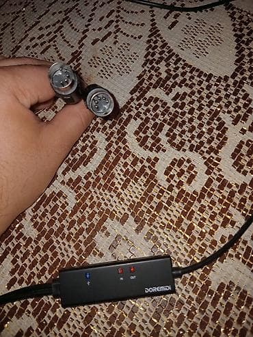 elektro gitarlar: Doremidi USB‑C to MIDI İnterfeys Kabeli - Brend/model: DOREMIDI — 2