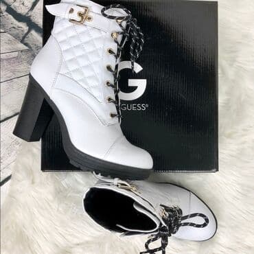 qış botları: Ölçü: 36.5, rəng - Ağ, Yeni — 2