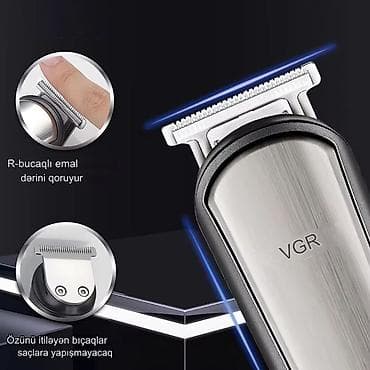 тример: VGR V 105 - 5in1 trimmer dəsti / Shaver / 600mah / İPX6 / LED Displey — 9