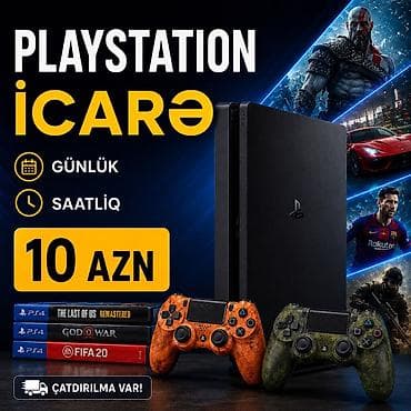 Gündəlik / həftəlik icarə mümkündür ⏱️ 2 pult + oyunlar daxil 🎮🔥 Əla