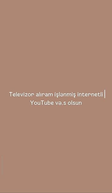 android box tv: Axtarış: İstifadə olunmuş smart televizor İnternete qoşulma (Wi‑Fi — 1