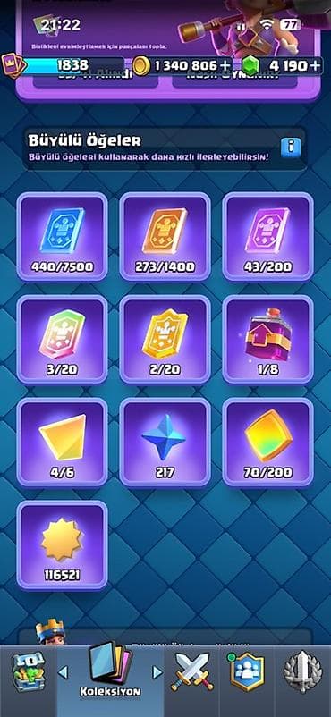 Clash Royale hesabı – “Mirvalex” - Kupa Yolu: 12 772, 30-cu Arena - — 6