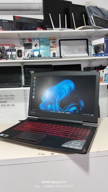 islenmis notebooklar: İşlənmiş Lenovo Legion, 15.6 ", Intel Core i7, 512 GB, Ünvandan götürmə — 1
