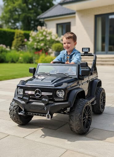 uşaq sumkasi: Uşaq üçün elektriklə işləyən ride-on off-road avtomobil — 1