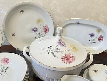 sorba qabi: Nahar dəsti, rəng - Göy, Kobalt — 1