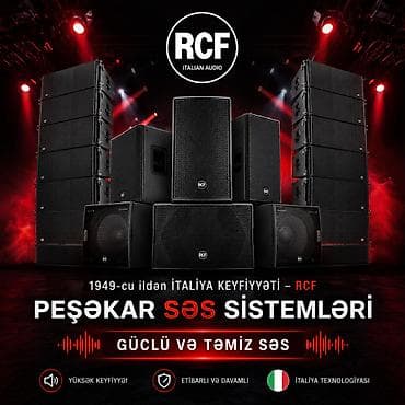 Kalonka və səs sistemlərinin satışı – peşəkar audio həlləri Azərco