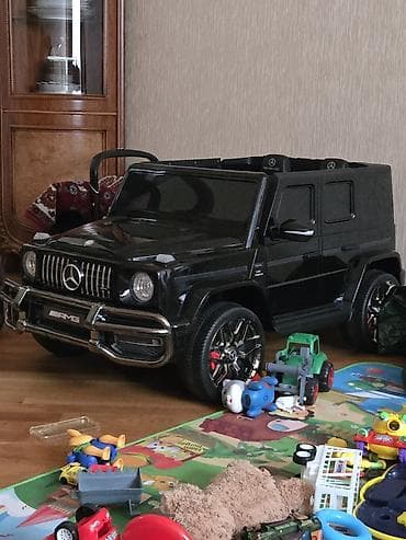 Uşaq elektrik maşını – Mercedes-Benz G-Class AMG stili, qara rəng