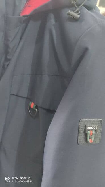 kişi dəri godəkcələr: Gucci kişi kirtkadi.orijinaldir.ikiuzludur.hem qırmızı.hem qara.m — 7