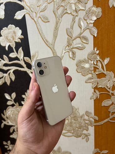 i̇phone 12 mini: IPhone 12 mini, 128 GB, White Titanium, Zəmanət, Kredit, Simsiz şarj — 1