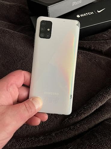 Samsung Galaxy A51, rəng - Ağ, Barmaq izi lalafo.az -da Samsung Galaxy A51, rəng - Ağ, Barmaq izi