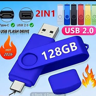 Masaüstü kompüterlər və iş stansiyaları: 😲128gb -15azn 🌐Yaddaş Hecmi -128gb☀️ hem telefona hemde kompütere — 1