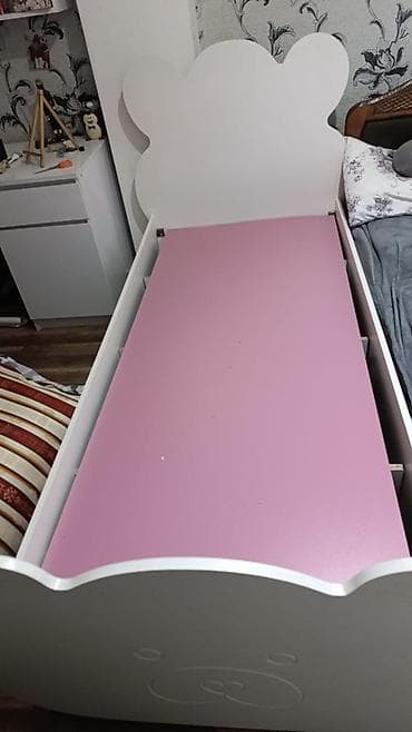 lovhe: Uşaq çarpayısı – dizaynlı, balaca uşaqlar üçün - Rəng: ağ karkas — 1