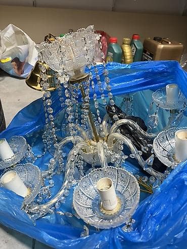 lust: Çılçıraq, 5 lampa, Xrustal — 1