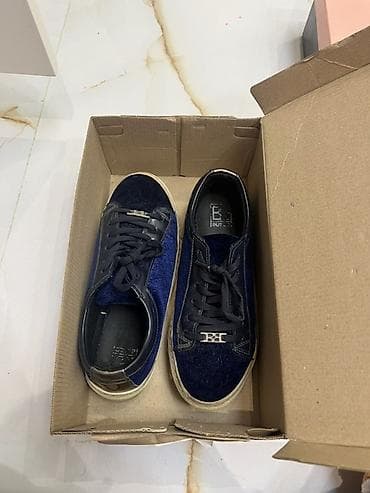 женские кроссовки puma suede: Размер: 37, цвет - Синий, Б/у — 4