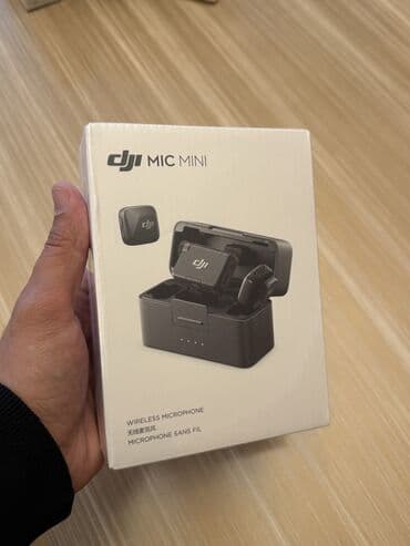 şunurlu mikrafon: Yenidir. Bağlı qutudadır. İstifade olunmayıb. Dji Mic Mini - 300 — 5