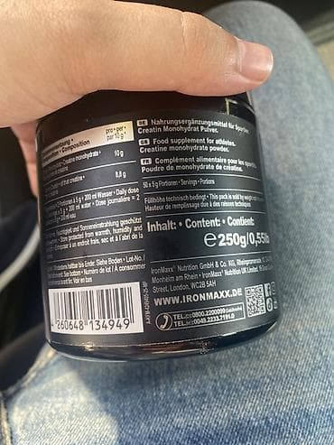 kamp çadiri: Məhsul: IronMaxx 100% Whey Protein (çiyələk dadı) + IronMaxx Creatine — 3