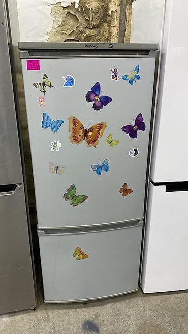 cinar soyuducuları: 2 qapılı Biryusa Soyuducu Satılır, rəng - Gümüşü — 1