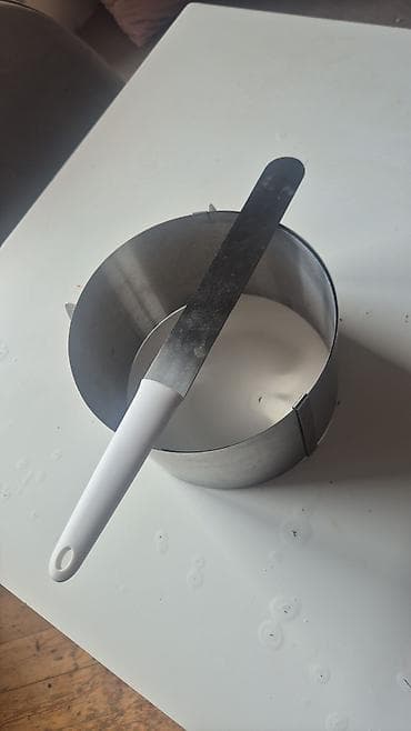 reqem tortlar: Şirniyyat qəlibləri, rəng - Gümüşü, Metal, Dairəvi — 2