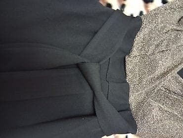 Qadın axşam geyimi – parıltılı üst, qara ətək hissəsi - Model: beldən — 4