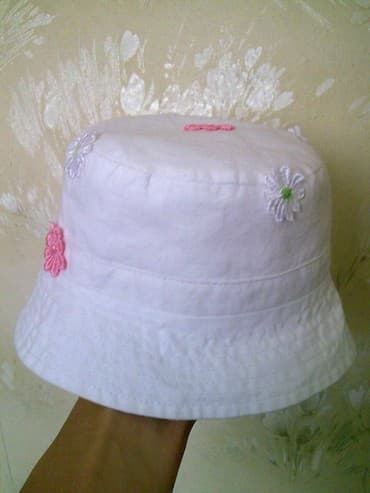 детская карнавальная шапка: Детская панамка для годовалых детей. Сшита из х/б материала. Есть еще — 1