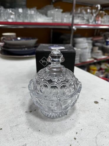 Mətbəx aksesuarları: Qənd qabı – cəmi 4,90 AZN 🔥 ✔️ Şəffaf və zərif dizayn ✔️ Qənd, konfet — 1