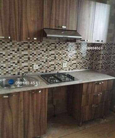 metbex mebelleri qiymeti: Sifarişlə mətbəx dəsti, Özü çəkən petlələr, Sadə laminat, Kredit yoxdur, Pulsuz çatdırılma — 19