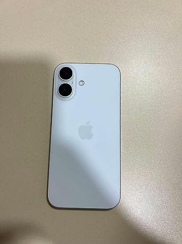 IPhone 16, 128 GB, Ağ, Face ID